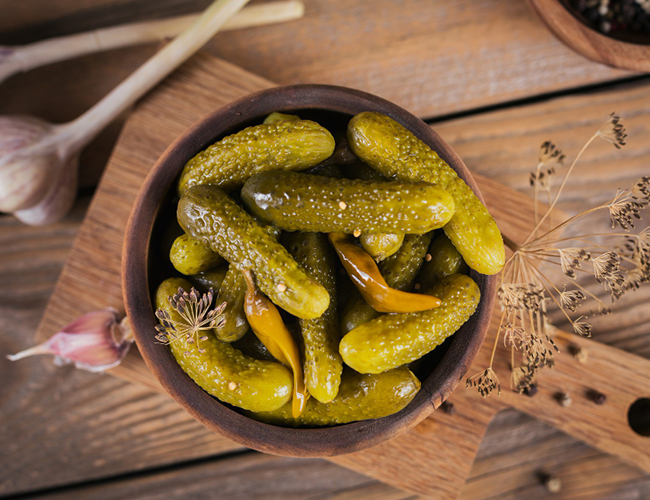 pickled cucumber